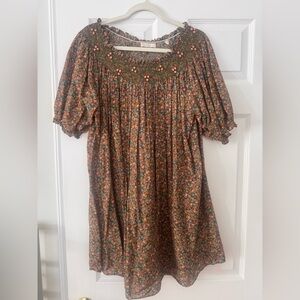 Doen printed mini dress xs